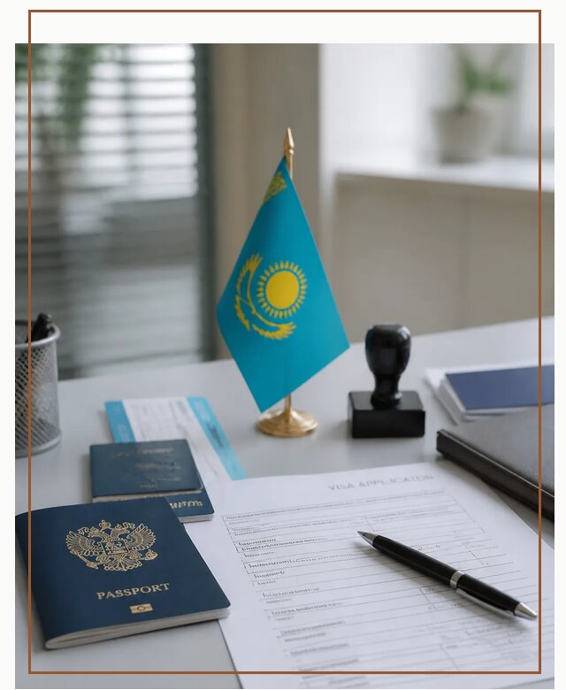 Оформление визы в Казахстан для поездки и работы в Тутаеве